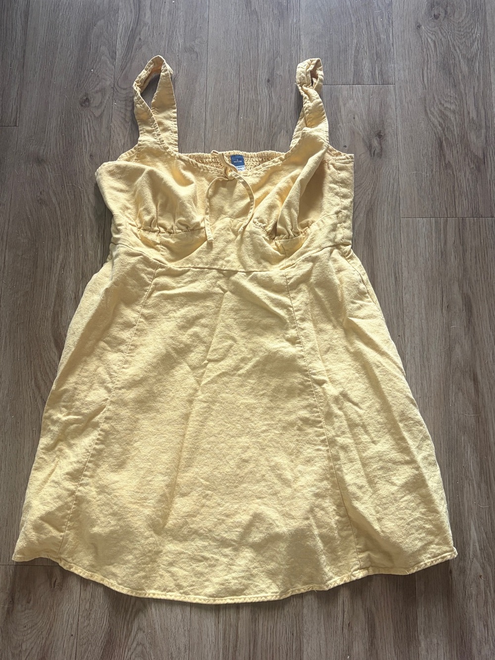 Old Navy Yellow Bustier Mini Sundress